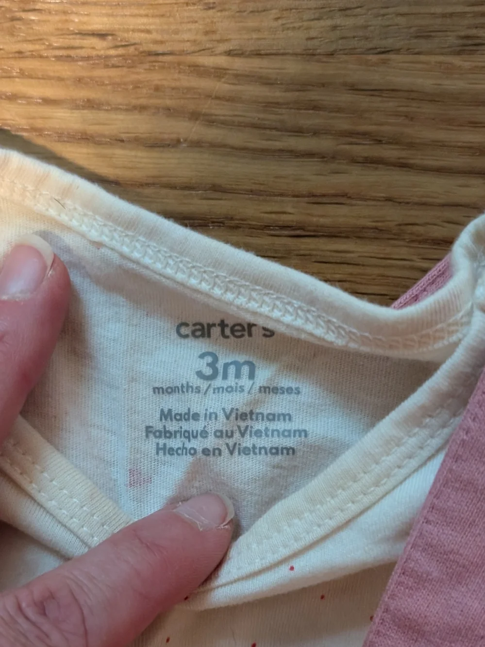 Carter's 3 Month Pink Jumper